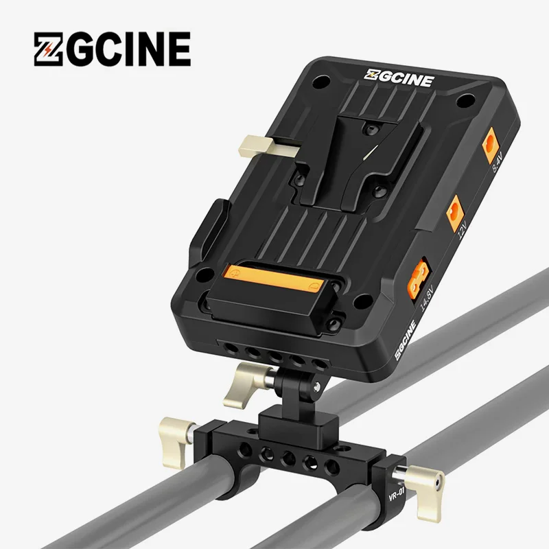 ZGCINE VP1 V MOUNT Plate PD 14.8V With 15MM Rod Clamp standard V battery V-Lock plate adapter
ZGCINE VP1 V MOUNT Plate PD 14.8V With 15MM Rod Clamp standard V battery V-Lock plate adapter