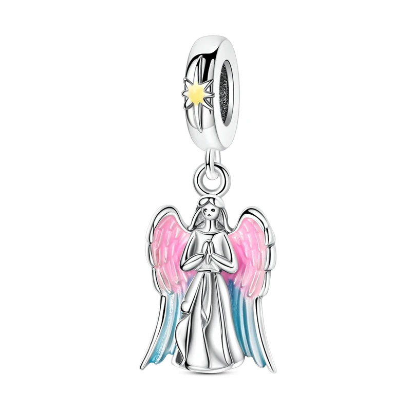 New 925 Sterling Silver Praying Angel Charms Pendant For Women Fit Original Bracelet DIY Jewelry Gifts
New 925 Sterling Silver Praying Angel Charms Pendant For Women Fit Original Bracelet DIY Jewelry Gifts