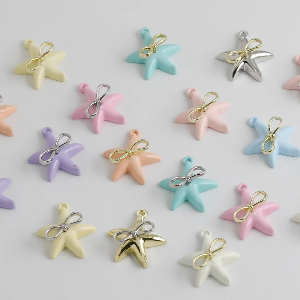 50Pcs Handmade Macaron Color Pendant Charms Star Butterfly Necklace Earrings Pendant Connectors Diy Jewelry Making Findings
50Pcs Handmade Macaron Color Pendant Charms Star Butterfly Necklace Earrings Pendant Connectors Diy Jewelry Making Findings