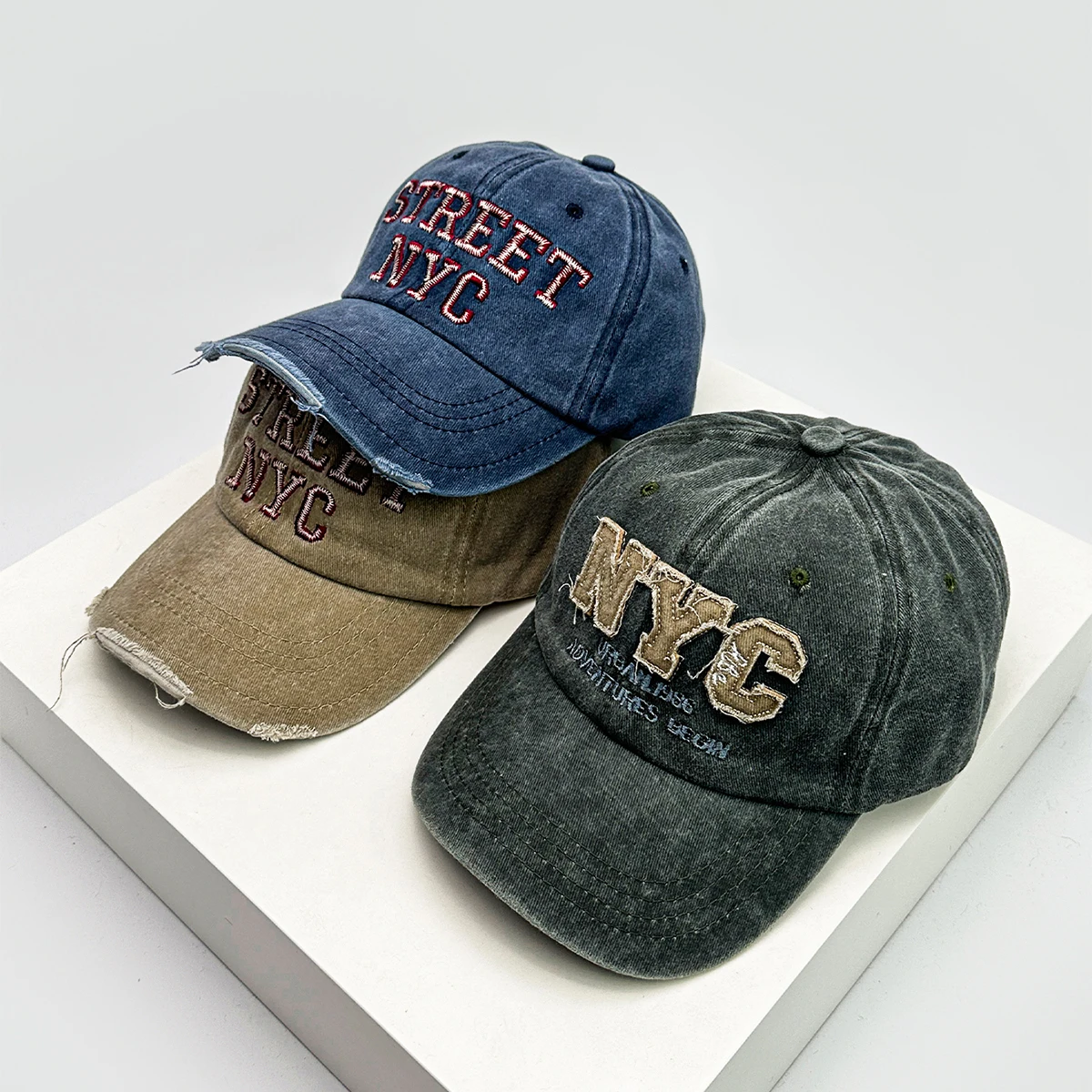 New Unisex Broken Style PATCH Embroidered NYC Letters Baseball Hats Sunshade Retro Street Versatile Peaked Caps Fashion Outdoor
New Unisex Broken Style PATCH Embroidered NYC Letters Baseball Hats Sunshade Retro Street Versatile Peaked Caps Fashion Outdoor