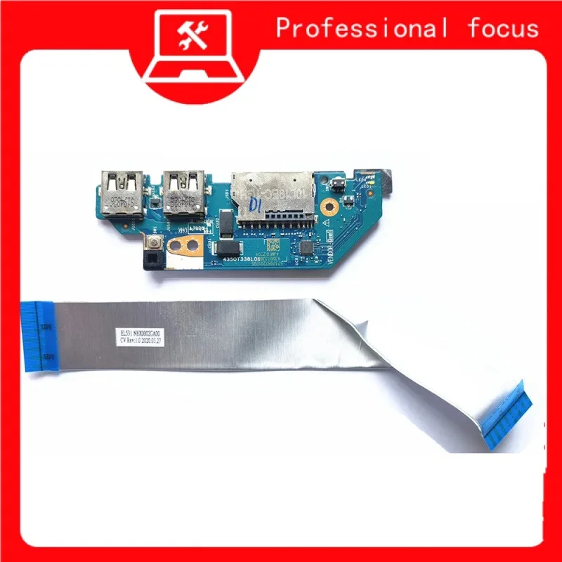Для Lenovo s340-15iwl выключатель питания USB IO Плата Fru 5c50s24z8el531 ls-h102p
Для Lenovo s340-15iwl выключатель питания USB IO Плата Fru 5c50s24z8el531 ls-h102p