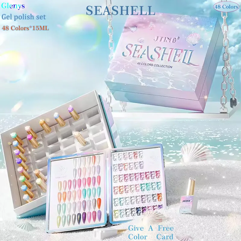 Glenys 48 color nail polish gel net red popular dream full white soak gel nail salon essential UV LED nail art varnish set
Glenys 48 color nail polish gel net red popular dream full white soak gel nail salon essential UV LED nail art varnish set