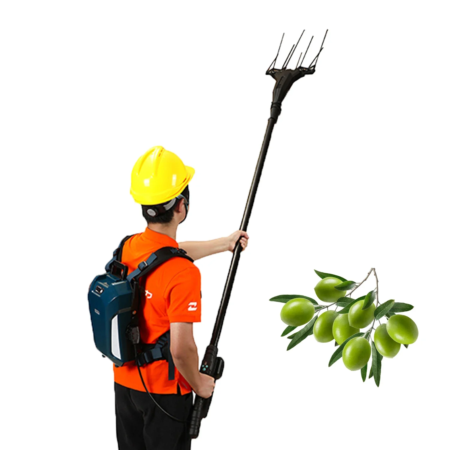 China Backpack Battery Powered Olive Tree Shaker 20V/40V Olive Picking Machine Harvester for Nuts Olive Harvest
China Backpack Battery Powered Olive Tree Shaker 20V/40V Olive Picking Machine Harvester for Nuts Olive Harvest