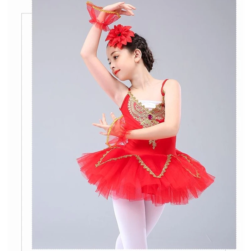 Ballet Tutu Dress Gold Lace Sleeveless Dance Costume Professional Ballet Dress with Headpiece Wristband Tights for Stage Recital
Ballet Tutu Dress Gold Lace Sleeveless Dance Costume Professional Ballet Dress with Headpiece Wristband Tights for Stage Recital