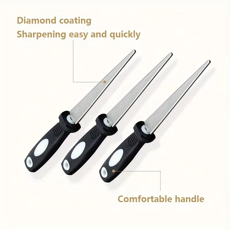 1pcs Non-slip Handle Professional Knife Sharpener,Diamond Sharpening Stone Double Sand File Scissors Gardening Tools Sharpener
1pcs Non-slip Handle Professional Knife Sharpener,Diamond Sharpening Stone Double Sand File Scissors Gardening Tools Sharpener