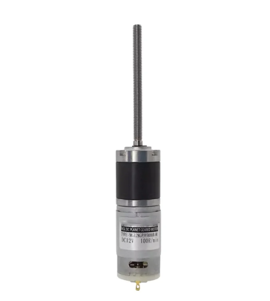 60KG 28-395 M6 * 75mm Threaded Shaft DC Reduction Motor Micro Planetary Gear Screw Long Shaft 12V24V Low-speed Small Motor
60KG 28-395 M6 * 75mm Threaded Shaft DC Reduction Motor Micro Planetary Gear Screw Long Shaft 12V24V Low-speed Small Motor