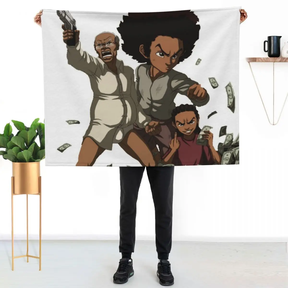 The Boondocks Huey Throw Blanket All Season Soft Lightweight Blanket for Home
The Boondocks Huey Throw Blanket All Season Soft Lightweight Blanket for Home