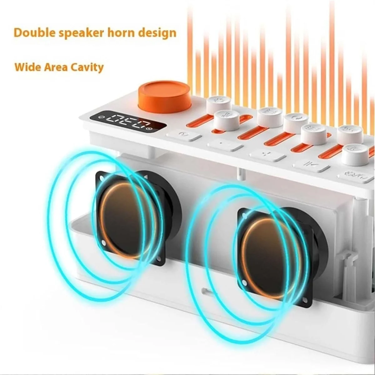 B53CC Portable Sleep Aid Sound Machine White Noise Machine Bluetooth RGB Color Speaker 12 Night Light Colors and Sound Timer
B53CC Portable Sleep Aid Sound Machine White Noise Machine Bluetooth RGB Color Speaker 12 Night Light Colors and Sound Timer