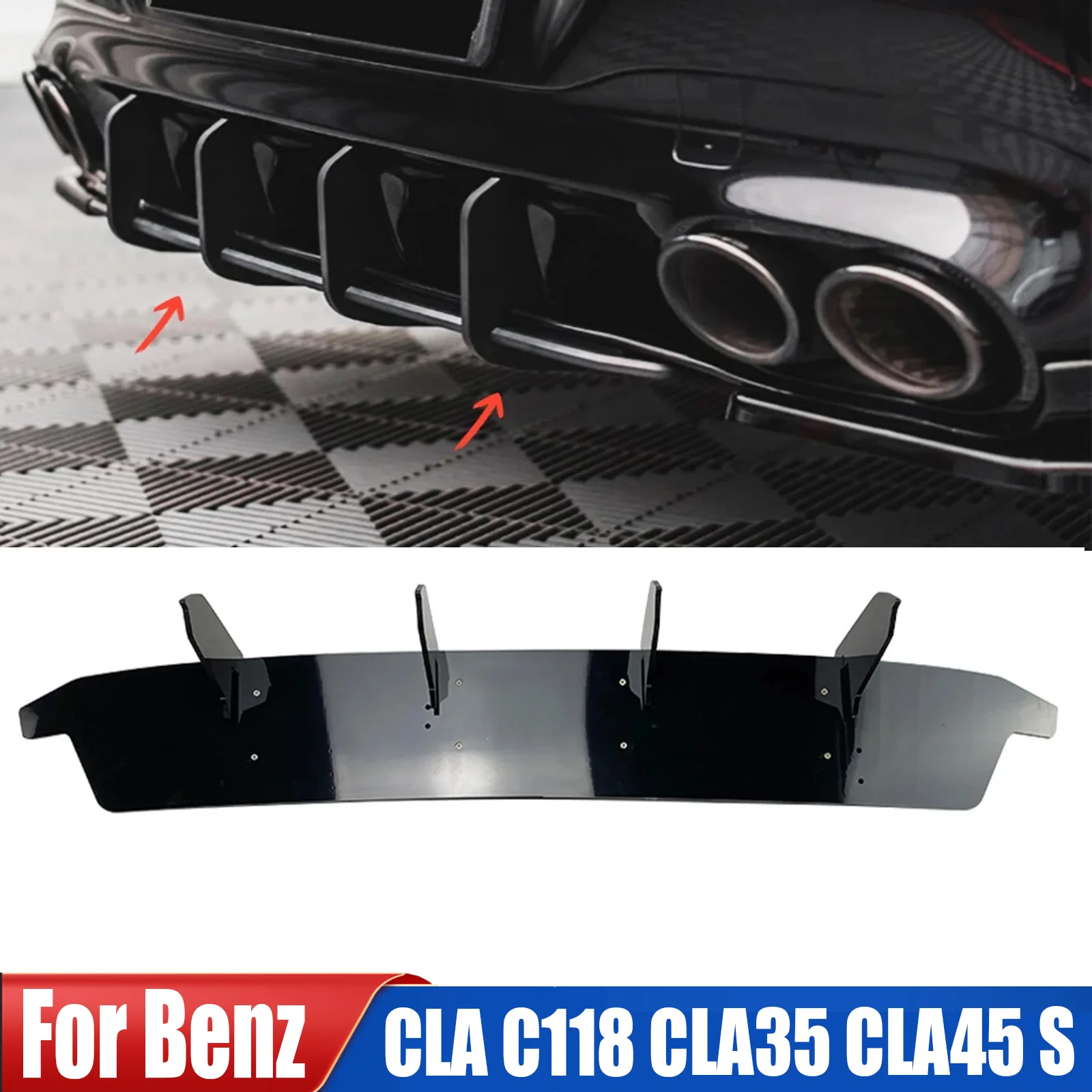 Rear Bumper Blade Diffuser 2020 To 2024 A Class AMG for Mercedes Benz CLA C118 CLA35 CLA45 Spoiler Splitter Lip Exterior Parts
Rear Bumper Blade Diffuser 2020 To 2024 A Class AMG for Mercedes Benz CLA C118 CLA35 CLA45 Spoiler Splitter Lip Exterior Parts
