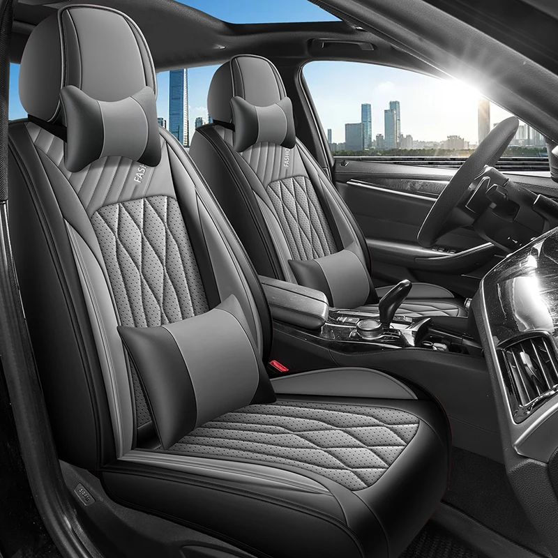 Front Row Double Seat, Luxurious Pu Leather Full-Cover Car Seat Cover, Universal, Breathable and Not Stuffy, Suitable for All Seasons, Fits the Seat Well, with Three-Dimensional Side Support, Paired with Comfortable Headrest and Lumbar Support, Enhances t
Front Row Double Seat, Luxurious Pu Leather Full-Cover Car Seat Cover, Universal, Breathable and Not Stuffy, Suitable for All Seasons, Fits the Seat Well, with Three-Dimensional Side Support, Paired with Comfortable Headrest and Lumbar Support, Enhances t