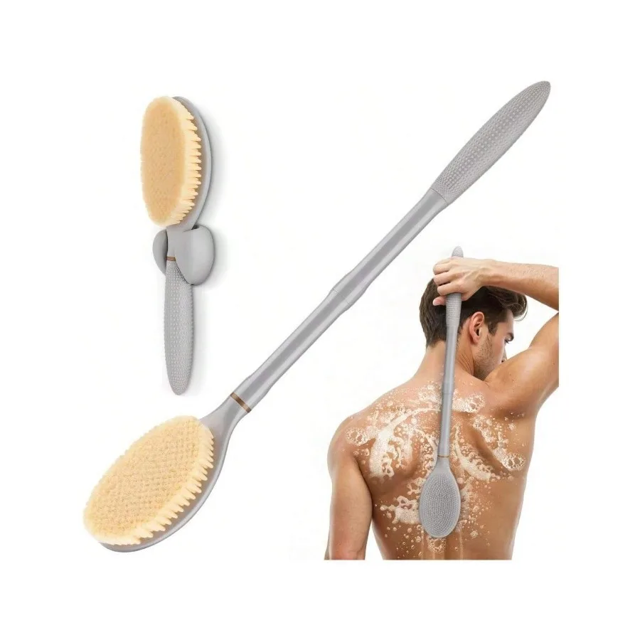 MNew Back Scrubber AntiSlip For Shower 18.9 Adjustable Shower Back Scrubber With DualSide Head And Soft Bristles ExtraLong Show
MNew Back Scrubber AntiSlip For Shower 18.9 Adjustable Shower Back Scrubber With DualSide Head And Soft Bristles ExtraLong Show