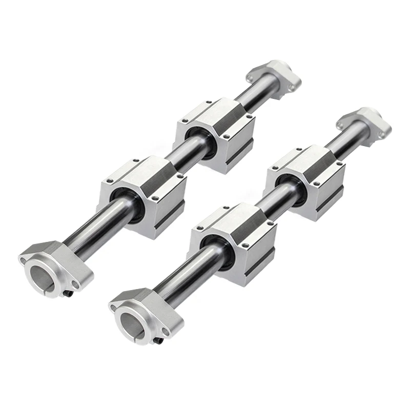 Linear Rail Shaft 2pcs 10mm 600-950mm + 4pcs SHF10 horizontal linear shaft support end Shaft Support + 4pcs SC10 Bearing Support
Linear Rail Shaft 2pcs 10mm 600-950mm + 4pcs SHF10 horizontal linear shaft support end Shaft Support + 4pcs SC10 Bearing Support