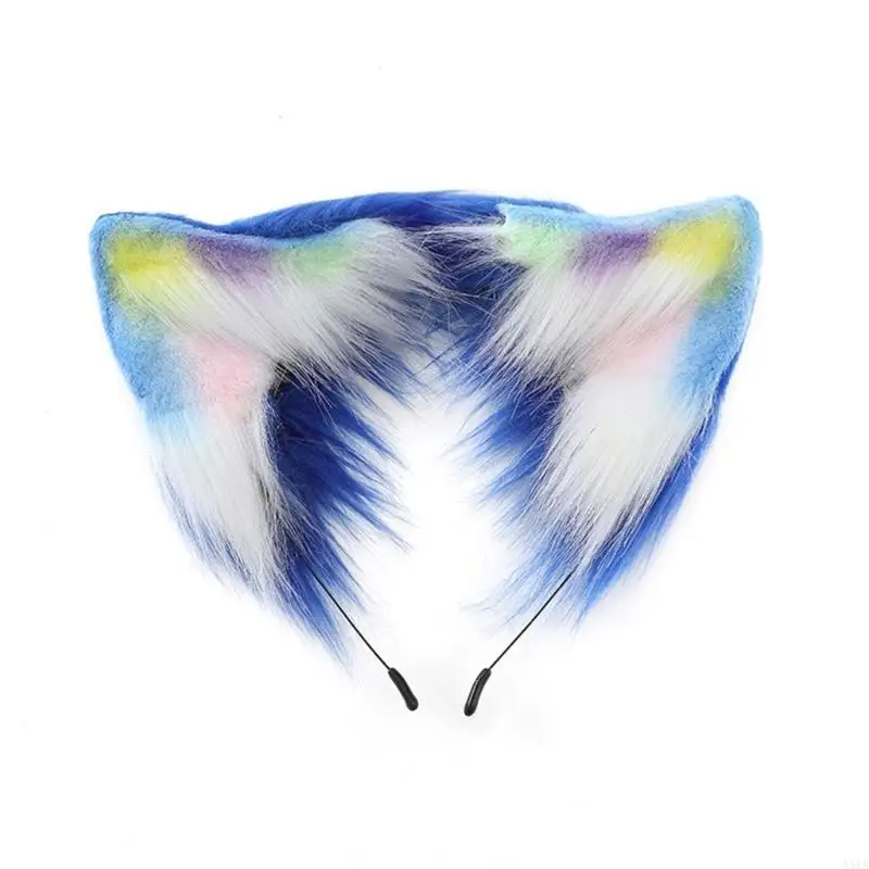 N5KB Carnivals Rainbow Color Ear Hair Hoop Woman Headband Makeup Headband for Easter Halloween Cosplay Hair Accessories
N5KB Carnivals Rainbow Color Ear Hair Hoop Woman Headband Makeup Headband for Easter Halloween Cosplay Hair Accessories
