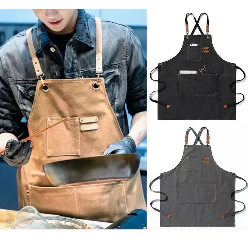 Толстый холщовый фартук, маслостойкий, можно протирать руки, кухня, кофе, плотник, садоводник, мужчины женщины с карманами для инструментов, фартук
Толстый холщовый фартук, маслостойкий, можно протирать руки, кухня, кофе, плотник, садоводник, мужчины женщины с карманами для инструментов, фартук