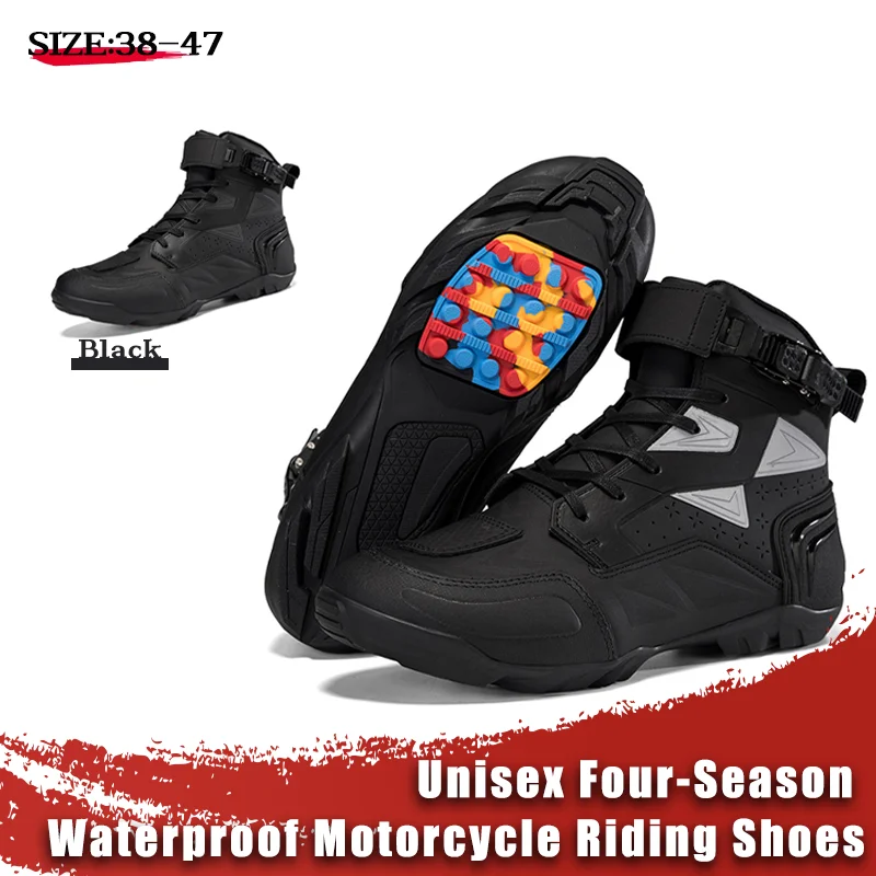 2026 New Men's Motorcycle Boots Waterproof Breathable Leather Anti-fall Anti-slip Motocross Riding Protective Motorbike Shoes
2026 New Men's Motorcycle Boots Waterproof Breathable Leather Anti-fall Anti-slip Motocross Riding Protective Motorbike Shoes