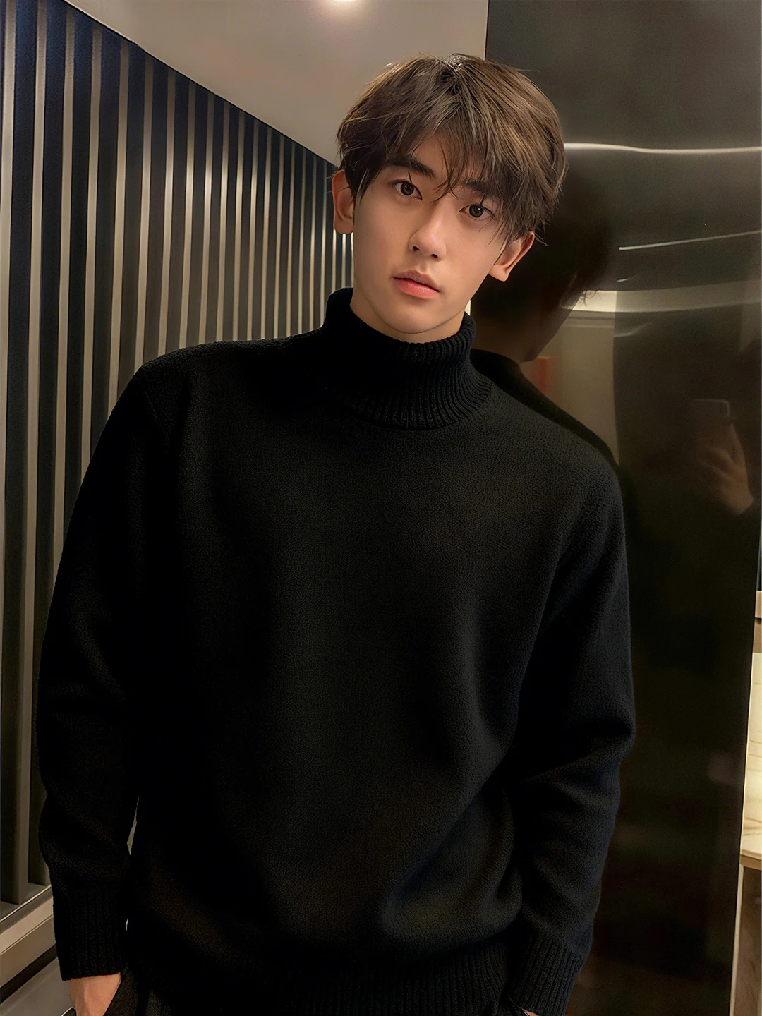 Men's High Collar Knitted Sweater Fce Lined Warm Casual Long Sve Top Inner Wear Outer Wear Polyester Fiber Autumn Winter
Men's High Collar Knitted Sweater Fce Lined Warm Casual Long Sve Top Inner Wear Outer Wear Polyester Fiber Autumn Winter