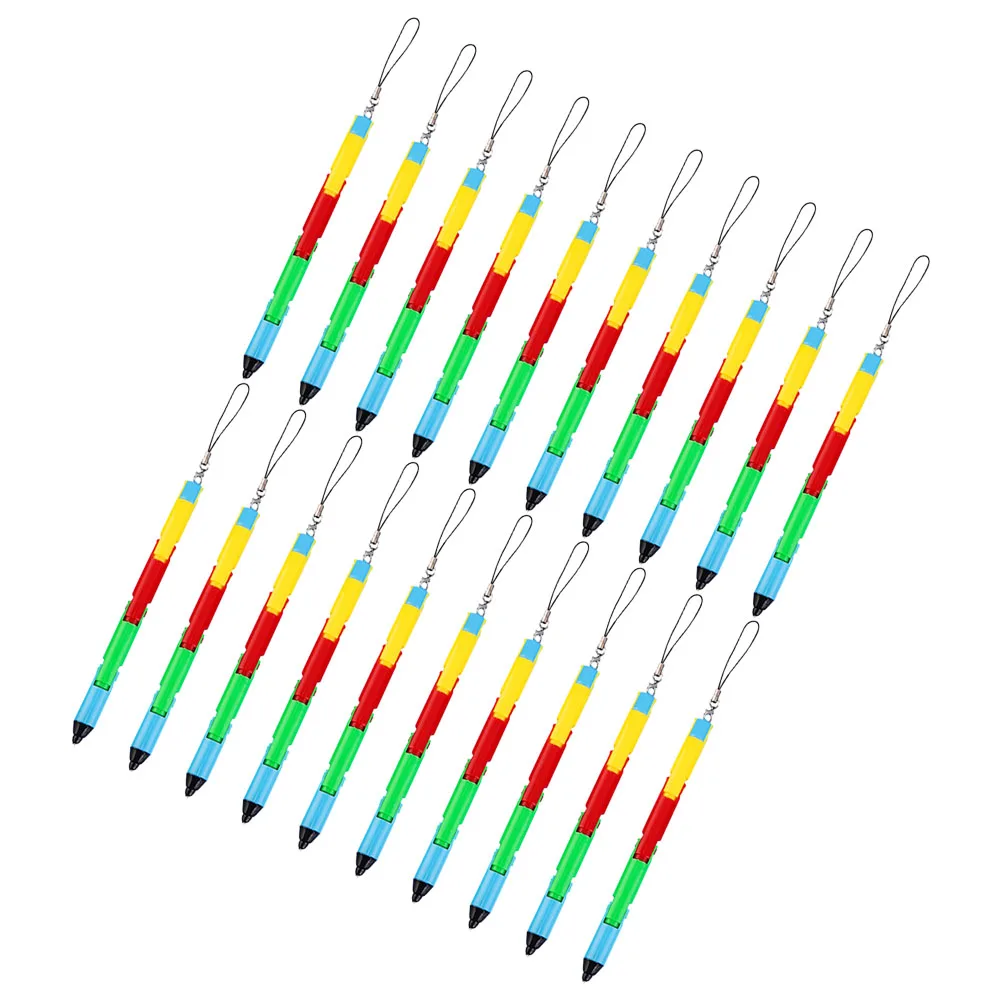 20pcs Foldable Ballpoint Pen Creative Stacking Pens for School Writing Lanyard Bendable Plastic Student Pen School Accessories
20pcs Foldable Ballpoint Pen Creative Stacking Pens for School Writing Lanyard Bendable Plastic Student Pen School Accessories