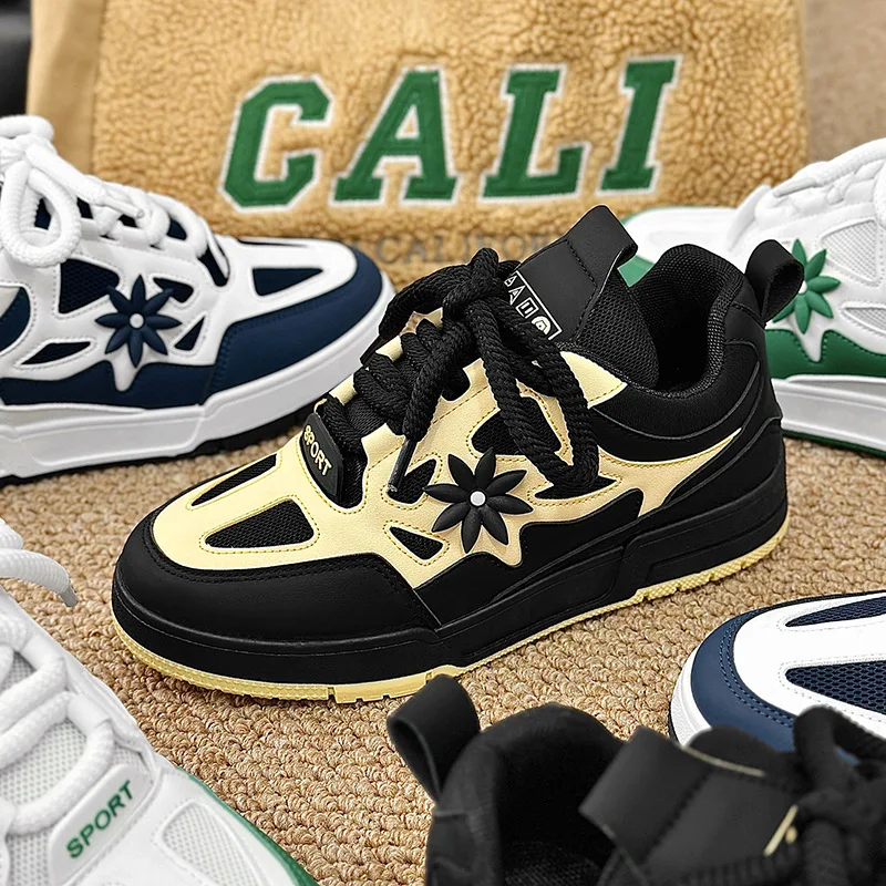 Fashion Mens Shoes Trend Street Skateboard Shoes Man Luxury Brand Training Sneakers Mesh Breathable Casual Shoes Tenis Masculino
Fashion Mens Shoes Trend Street Skateboard Shoes Man Luxury Brand Training Sneakers Mesh Breathable Casual Shoes Tenis Masculino