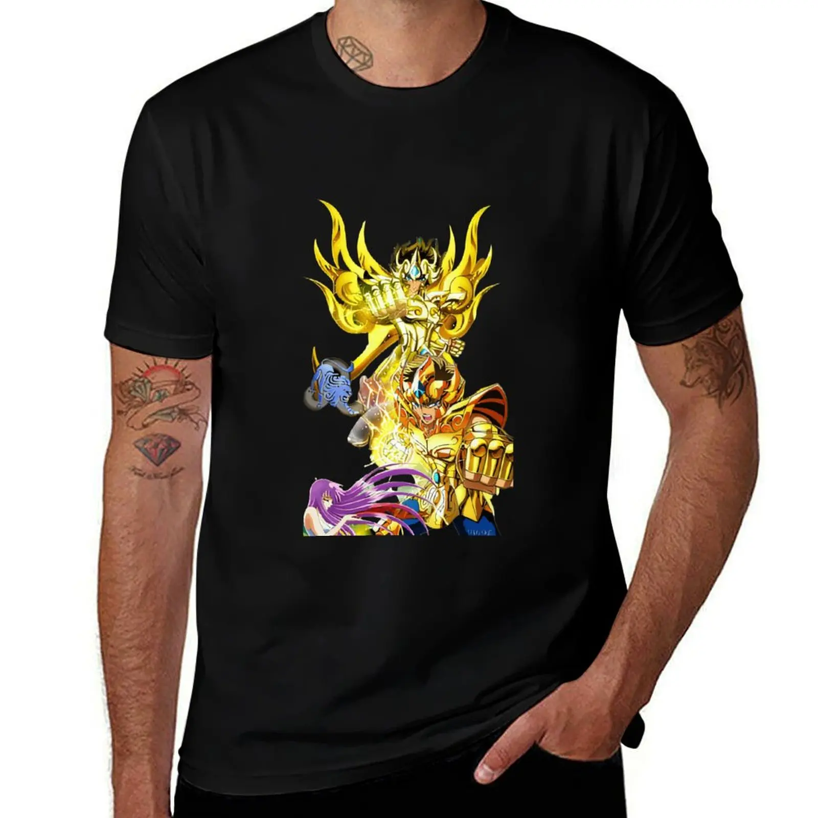 100% Cotton T-Shirt Aesthetic Unisex Plus Size Tee Stretchy Solid Color Saint Seiya Gold Saint Knights of the Zodiac Leo Aiolia
100% Cotton T-Shirt Aesthetic Unisex Plus Size Tee Stretchy Solid Color Saint Seiya Gold Saint Knights of the Zodiac Leo Aiolia
