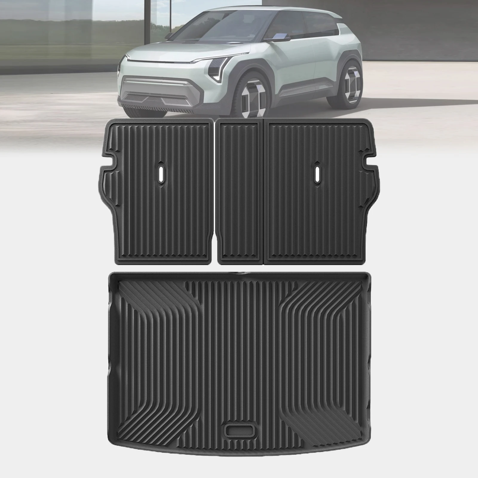 for Kia EV3 2024 2025 2026 GT Line TPE Rear Boot Mat with Seat Back Cover Full Coverage Easy Installation Accessories
for Kia EV3 2024 2025 2026 GT Line TPE Rear Boot Mat with Seat Back Cover Full Coverage Easy Installation Accessories