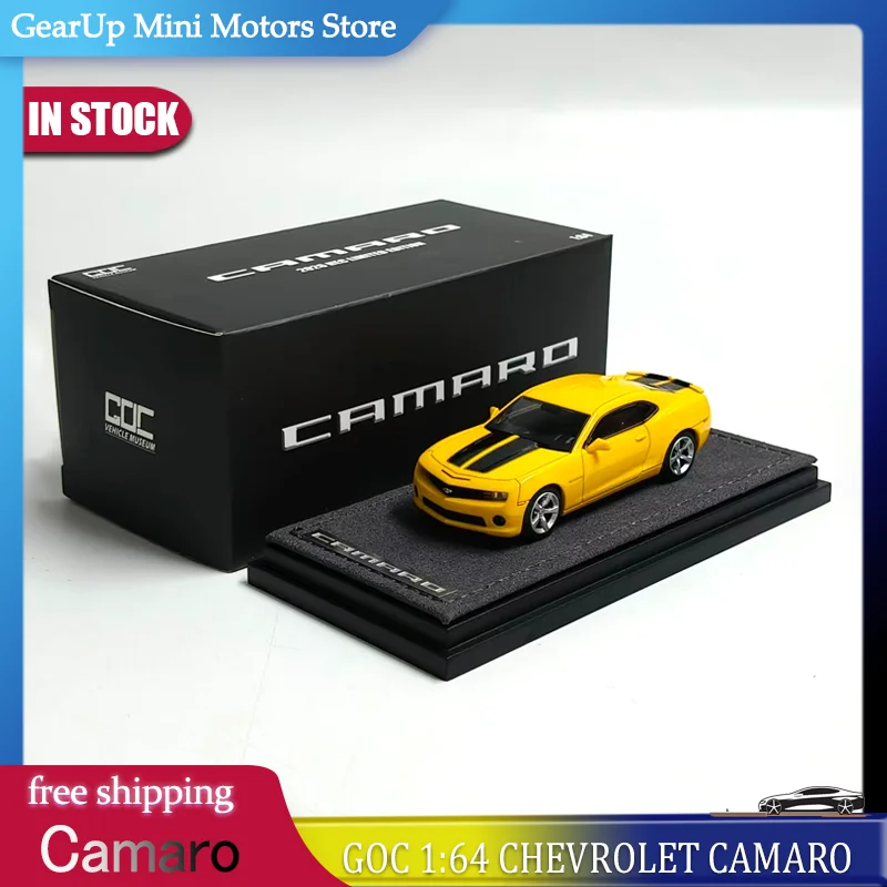 GOC 1:64 Scale Chevrolet Camaro Yellow Simulated Miniature Alloy Diecast Car Model Toy Collectible Decor For Collection Display
GOC 1:64 Scale Chevrolet Camaro Yellow Simulated Miniature Alloy Diecast Car Model Toy Collectible Decor For Collection Display