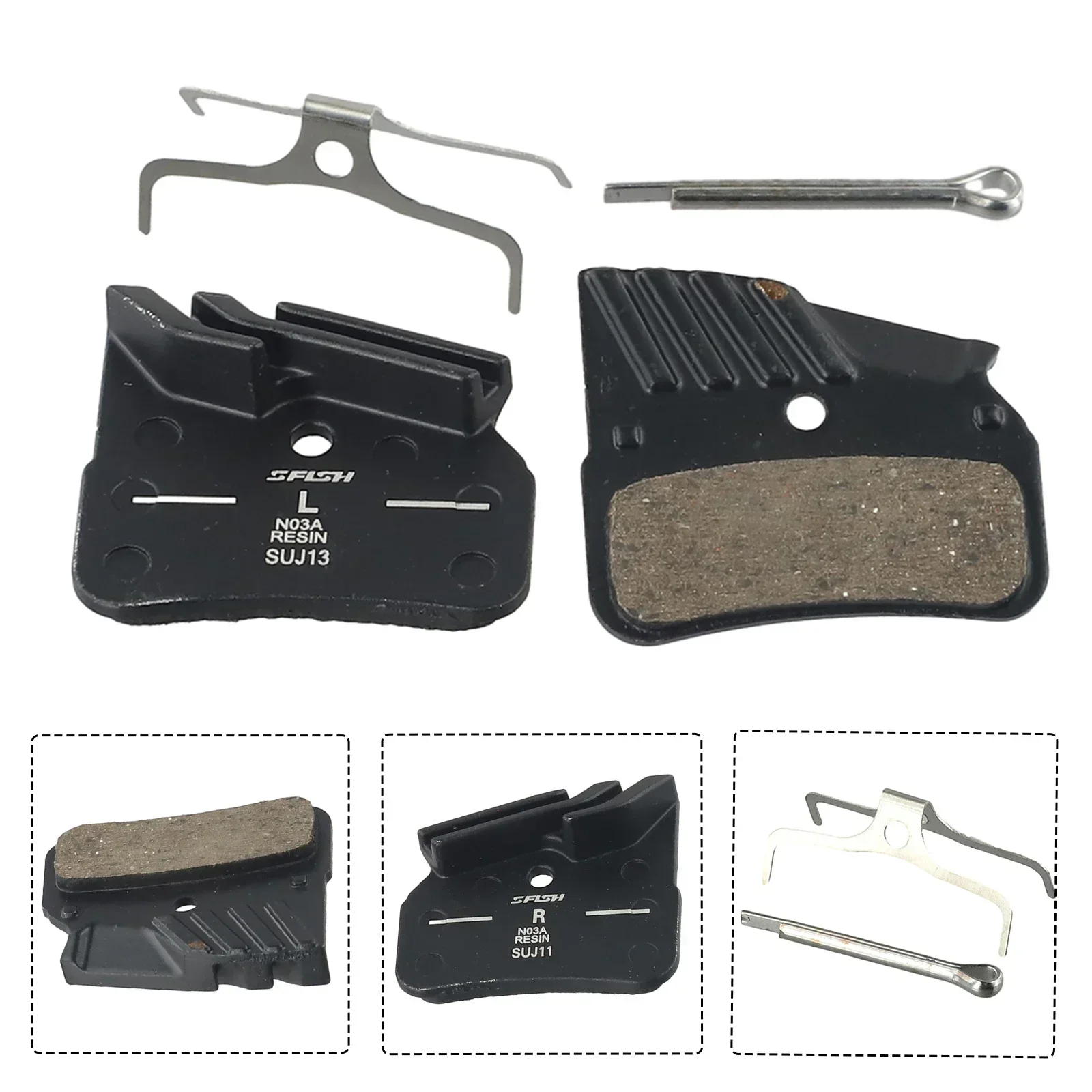 1Pair MTB Bicycle 4 Pistons Metal Ceramic Brake Pads N03A For SHIMANO- NO3A/NO4C/DO2S/DO3S BR-M9120/M8120/M7120 Brake Model-
1Pair MTB Bicycle 4 Pistons Metal Ceramic Brake Pads N03A For SHIMANO- NO3A/NO4C/DO2S/DO3S BR-M9120/M8120/M7120 Brake Model-