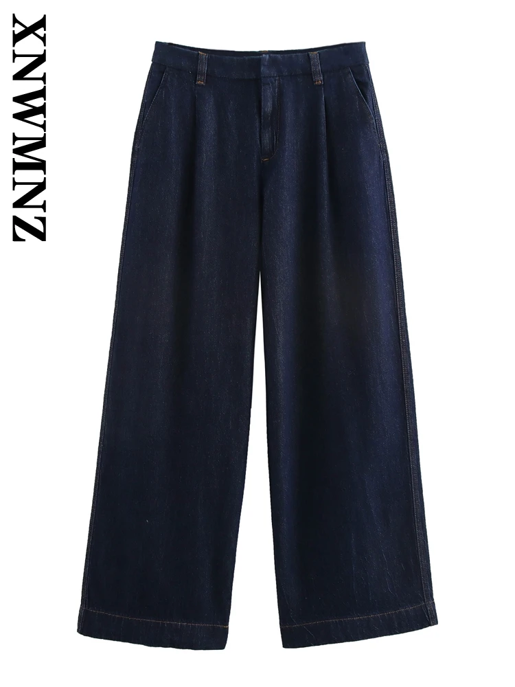 XNWMNZ 2025 Spring New Woman's Streetwear Button High Waist Long Pants Chic Summer Female Bottoms Ruffles Pockets Wide Leg Pants
XNWMNZ 2025 Spring New Woman's Streetwear Button High Waist Long Pants Chic Summer Female Bottoms Ruffles Pockets Wide Leg Pants