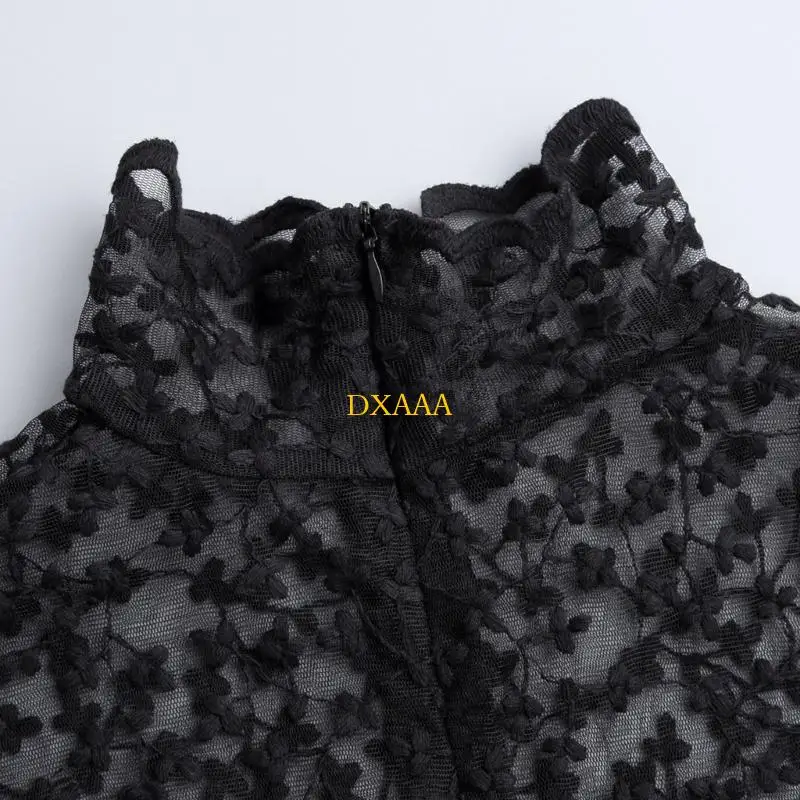 DXAA Elegant French Lace Detachable Collar With Flower Pattern Seethrough Design For Shirts Dresses And Sweaters Enhancement
DXAA Elegant French Lace Detachable Collar With Flower Pattern Seethrough Design For Shirts Dresses And Sweaters Enhancement