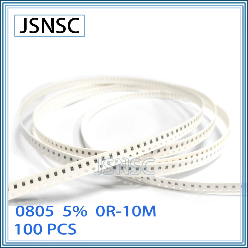 JSNSC 0805 J 5% 100 шт. 0R-10M smd 2012 резистор 22 100 150 220 330 1K 2.2K 4.7K 10K 100K 1R 10R 100R 150R 220R 330R 1M Ом K Ω
JSNSC 0805 J 5% 100 шт. 0R-10M smd 2012 резистор 22 100 150 220 330 1K 2.2K 4.7K 10K 100K 1R 10R 100R 150R 220R 330R 1M Ом K Ω