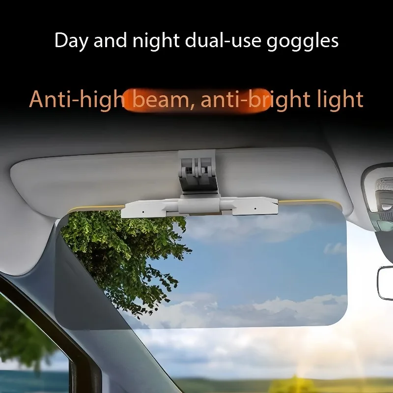 Car Night Driving Anti Glare Goggles, Day Night Dual Use Sunshade, Anti High Beam Visor for Safe Driving
Car Night Driving Anti Glare Goggles, Day Night Dual Use Sunshade, Anti High Beam Visor for Safe Driving