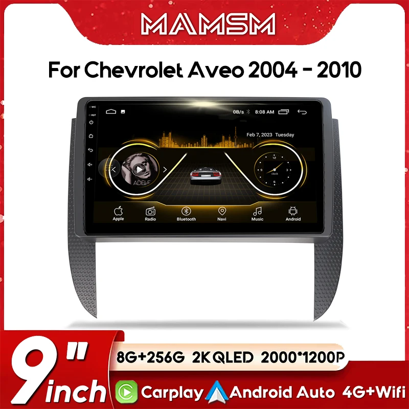 Автомобильное радио Android Carplay для Chevrolet Aveo 2004-2019, авто мультимедийный видеоплеер, GPS-навигация, беспроводной Wi-Fi, 4G, стерео DSP
Автомобильное радио Android Carplay для Chevrolet Aveo 2004-2019, авто мультимедийный видеоплеер, GPS-навигация, беспроводной Wi-Fi, 4G, стерео DSP