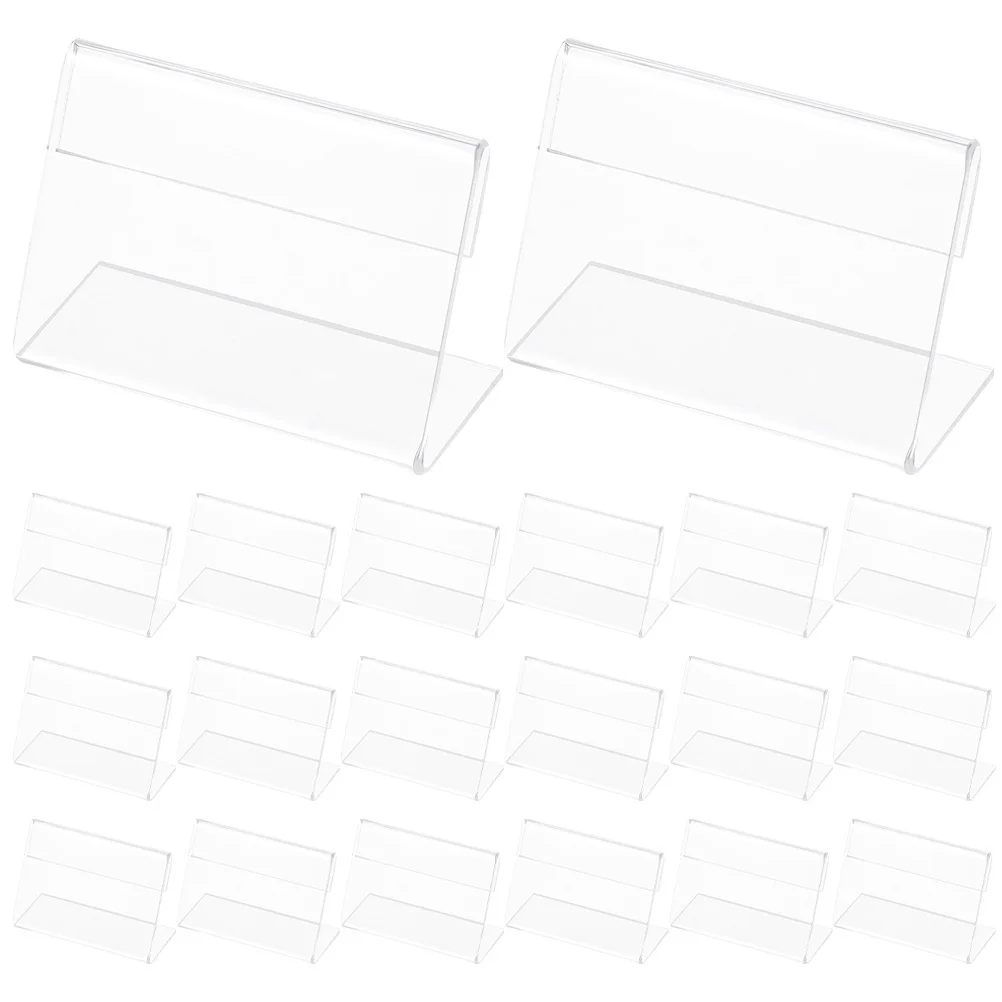 25pcs Clear Acrylic Sign Holders 3.5X2In Transparent Table Tent Stand For Name Cards Menu Price Tags Display Office Wedding
25pcs Clear Acrylic Sign Holders 3.5X2In Transparent Table Tent Stand For Name Cards Menu Price Tags Display Office Wedding