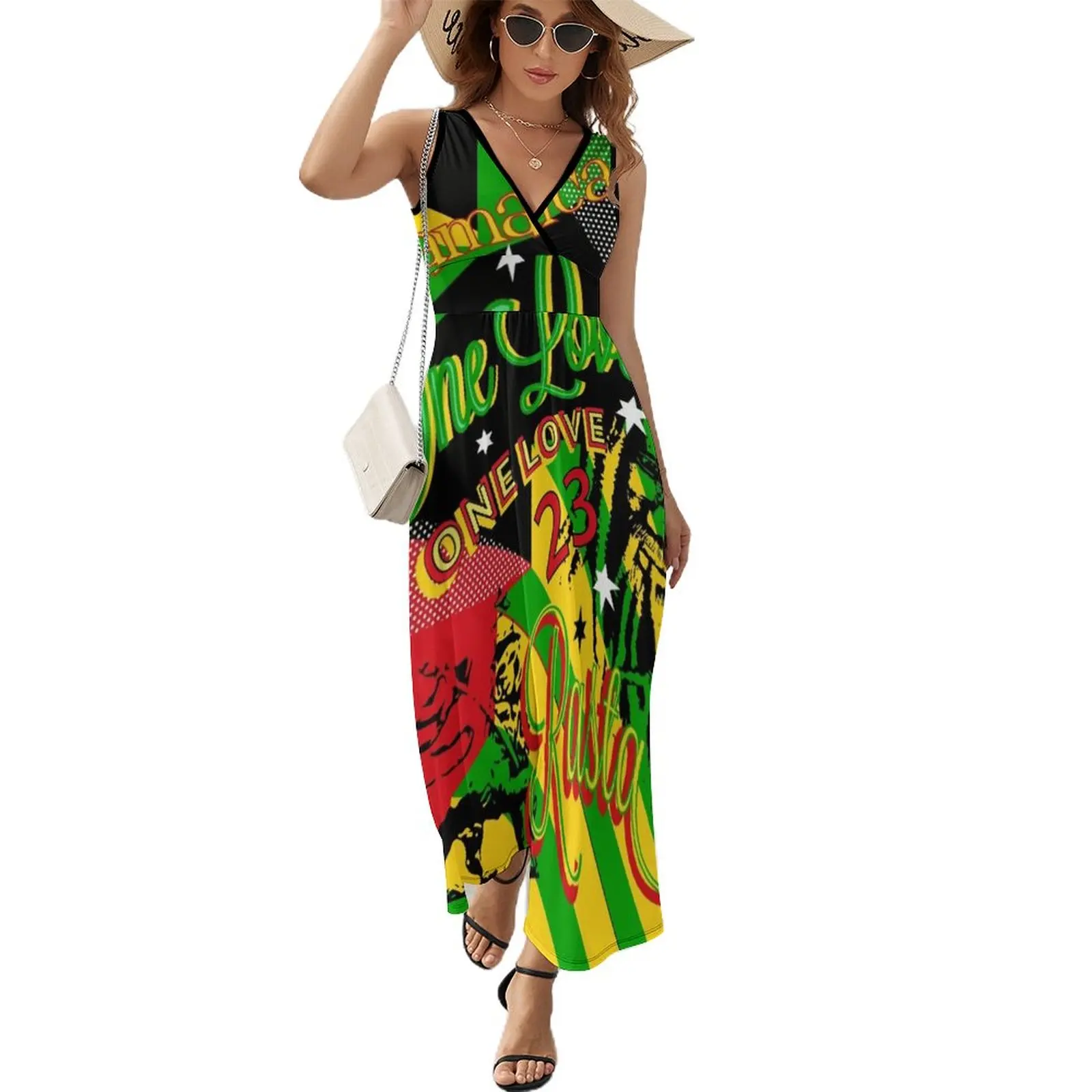 Jamaican Rasta One Love Party Sleeveless Dress summer dresses for women 2023 Evening dresses Dress for girls
Jamaican Rasta One Love Party Sleeveless Dress summer dresses for women 2023 Evening dresses Dress for girls