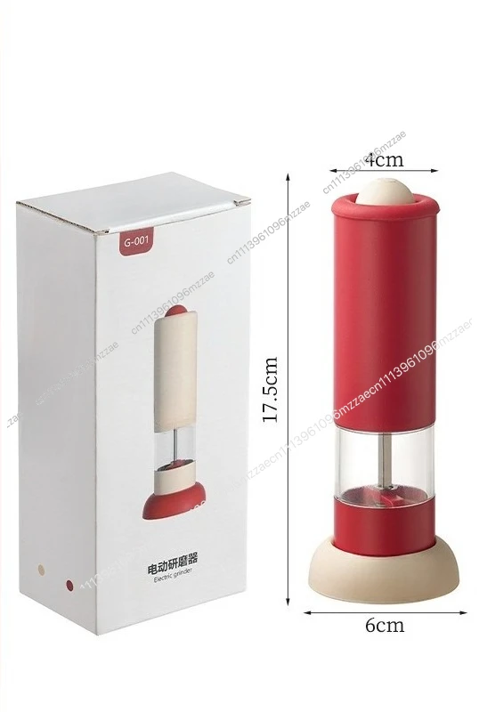 Electric Pepper Grinder Kitchen Freshly Ground Seasoning Sea Salt Pepper Powder Black Grained Pepper Grinder Bottle Household
Electric Pepper Grinder Kitchen Freshly Ground Seasoning Sea Salt Pepper Powder Black Grained Pepper Grinder Bottle Household