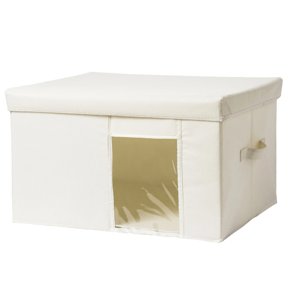 Oxford Cloth Storage Box 900D Fabric Clothes Boxes Home Organizer Collapsible Container Transparent Window Easy Access
Oxford Cloth Storage Box 900D Fabric Clothes Boxes Home Organizer Collapsible Container Transparent Window Easy Access
