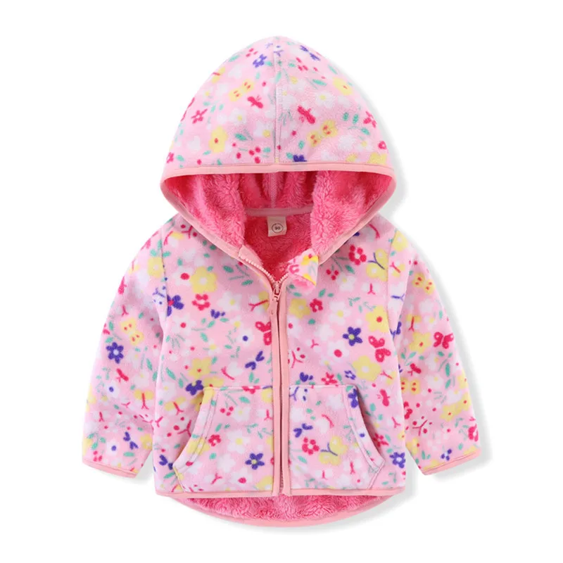 

Jumping Meters 2-6T Autumn Winter Jackets Coats Girls Outwear Long Sleeve Zipper Toddler Clothing Baby Fruits Print Costume