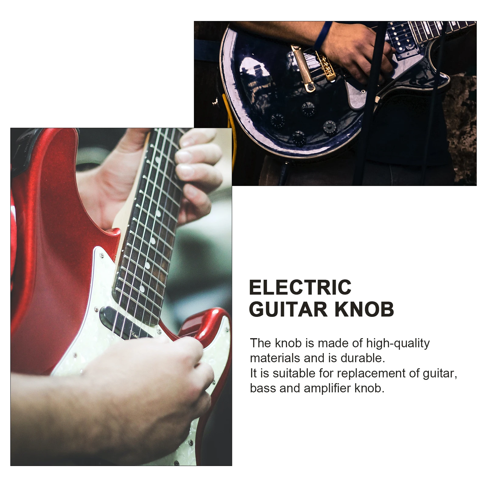 2pcs Electric Guitar Knobs Volume Tone Control Durable Plastic Guitar Parts Easy Installation For Effects Speakers Instrument
2pcs Electric Guitar Knobs Volume Tone Control Durable Plastic Guitar Parts Easy Installation For Effects Speakers Instrument