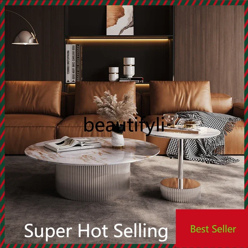 Italian minimalist coffee table living room modern light luxury high-end luxury simple home round coffee table G1218
Italian minimalist coffee table living room modern light luxury high-end luxury simple home round coffee table G1218