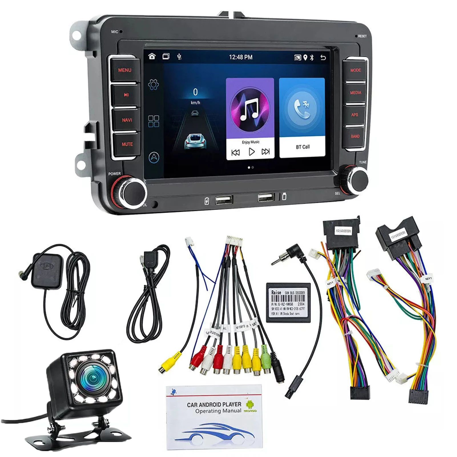 2-Din Car Radio With CANBUS And Steering Wheel Learning CANBUS Included Built-in WI-FI
2-Din Car Radio With CANBUS And Steering Wheel Learning CANBUS Included Built-in WI-FI