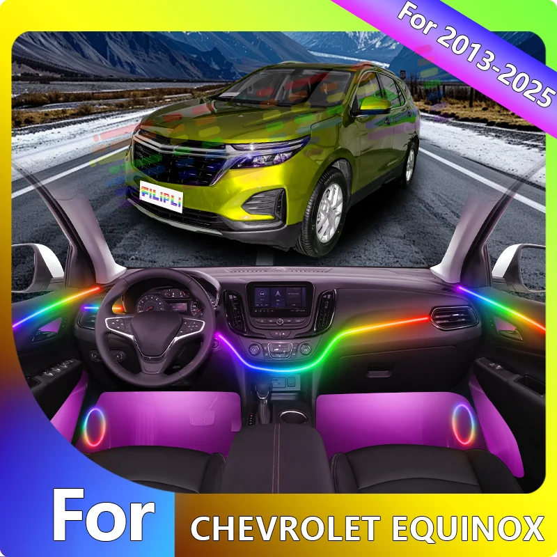FILIPLI For The CHEVROLET EQUINOX For 2016 DIY 64 Colour Acrylic Car Interior Light Music Sync Rhythm LED Strip By App Control
FILIPLI For The CHEVROLET EQUINOX For 2016 DIY 64 Colour Acrylic Car Interior Light Music Sync Rhythm LED Strip By App Control