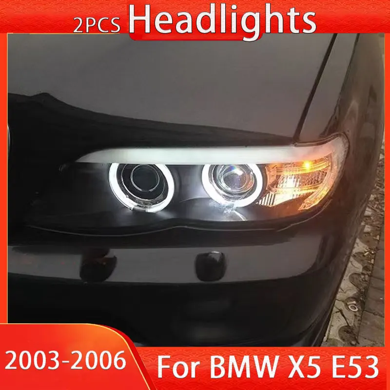 Передняя фара для BMW X5 E53 светодиодный, фара 2003-2006, фары E53 DRL, сигнал поворота, фара дальнего света, объектив проектора Angel Eye
Передняя фара для BMW X5 E53 светодиодный, фара 2003-2006, фары E53 DRL, сигнал поворота, фара дальнего света, объектив проектора Angel Eye