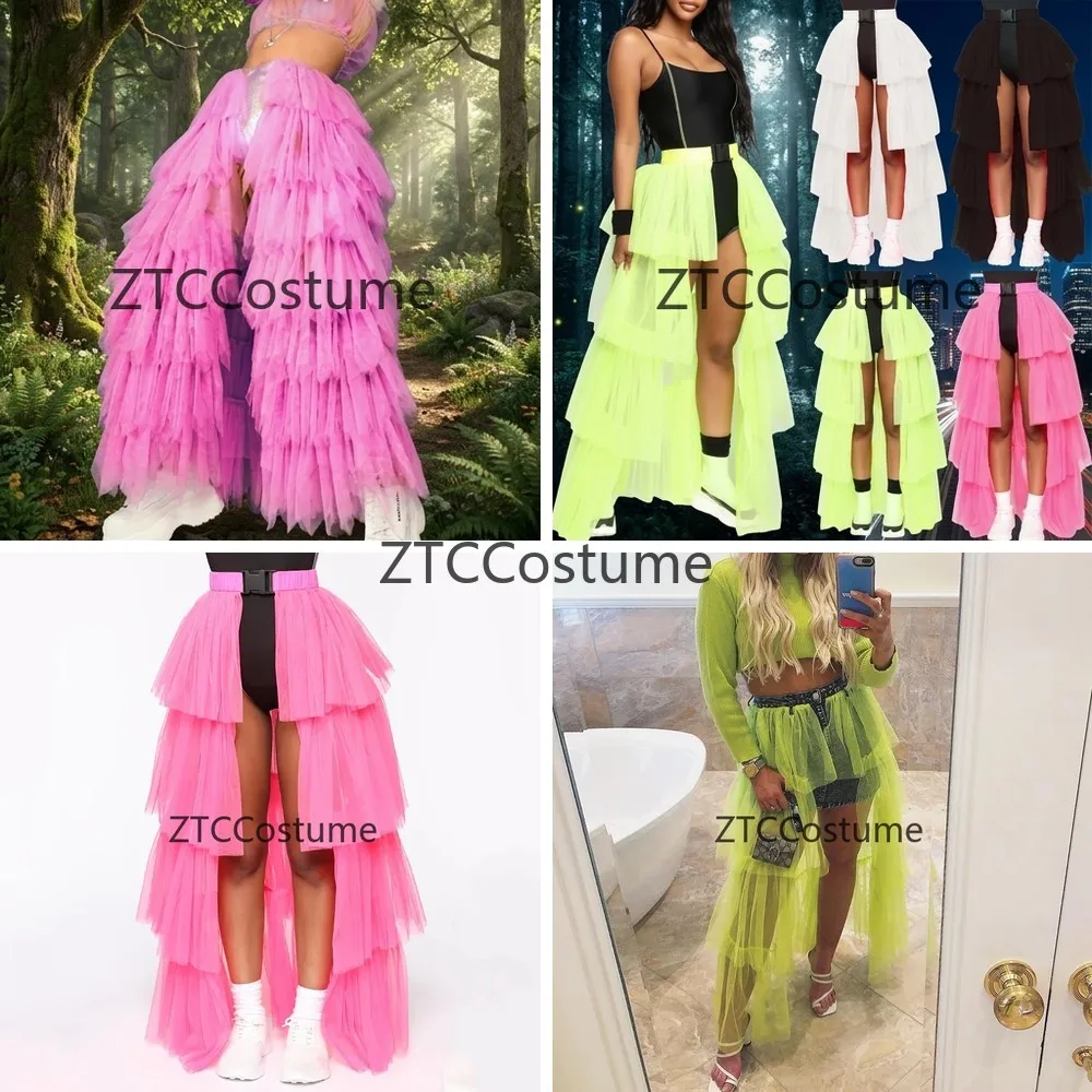 Sexy Mesh Transparent Neon Bubble Skirt Cosplay Bustier Top Puffy Pleated Umbrella Skirt for Women
Sexy Mesh Transparent Neon Bubble Skirt Cosplay Bustier Top Puffy Pleated Umbrella Skirt for Women