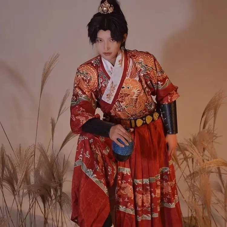 Traditional Chinese Men's Hanfu Royal Guards Python Robe Warrior Swordsman Archer Cosplay Costume for Couples Flying Fish Suit
Traditional Chinese Men's Hanfu Royal Guards Python Robe Warrior Swordsman Archer Cosplay Costume for Couples Flying Fish Suit