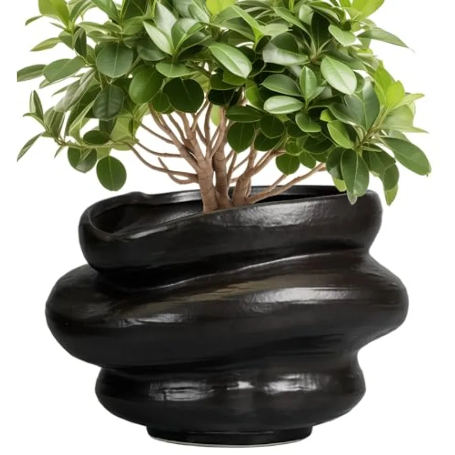 Ceramic Pots for Plants 10.6 Inch - Bonsai Flower Pots for Indoor Plants with Drainage Hole, Decorative Outdoor Pot for Plant,
Ceramic Pots for Plants 10.6 Inch - Bonsai Flower Pots for Indoor Plants with Drainage Hole, Decorative Outdoor Pot for Plant,