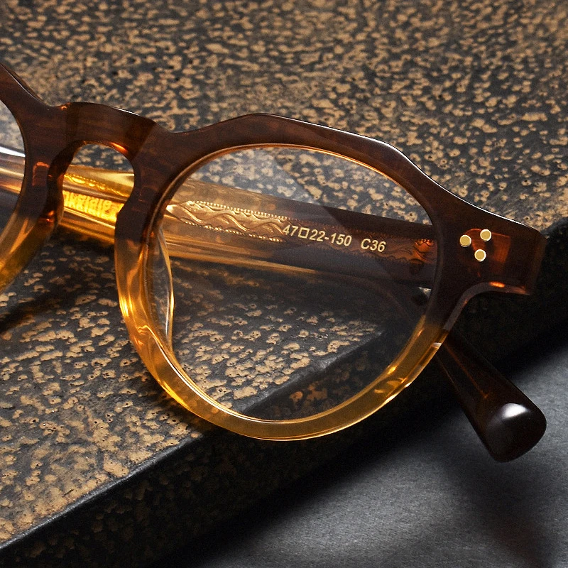 Round Handmade Vintage Acetate Glasses Frame Men Women Fashion Design Eyeglasses Japanese Brand Prescription Spectacles Frames
Round Handmade Vintage Acetate Glasses Frame Men Women Fashion Design Eyeglasses Japanese Brand Prescription Spectacles Frames