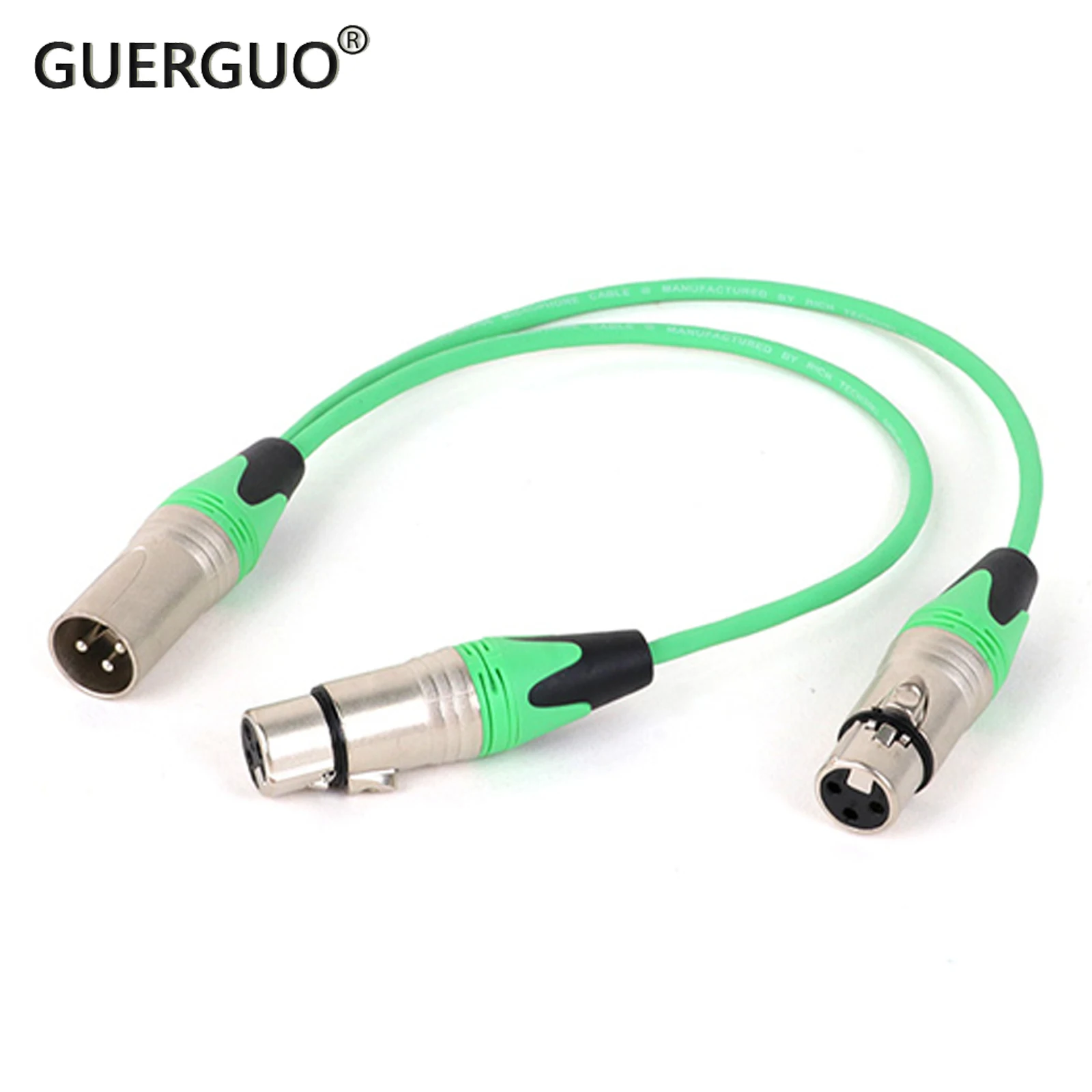 XLR Y-Splitter 3Pin XLR Microphone Audio Extension Cable Cord Wire Male Jack to Dual 2 Female Plug Y Splitter Cable Adaptor
XLR Y-Splitter 3Pin XLR Microphone Audio Extension Cable Cord Wire Male Jack to Dual 2 Female Plug Y Splitter Cable Adaptor