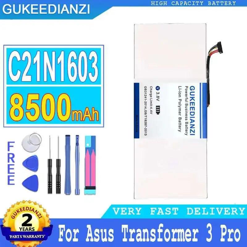 Аккумулятор для ноутбука C21N1603 8500 мАч для Asus Transformer 3 Pro Transformer3 Pro T303UA T303UA-0053G6200U T303UA-GN050T
Аккумулятор для ноутбука C21N1603 8500 мАч для Asus Transformer 3 Pro Transformer3 Pro T303UA T303UA-0053G6200U T303UA-GN050T