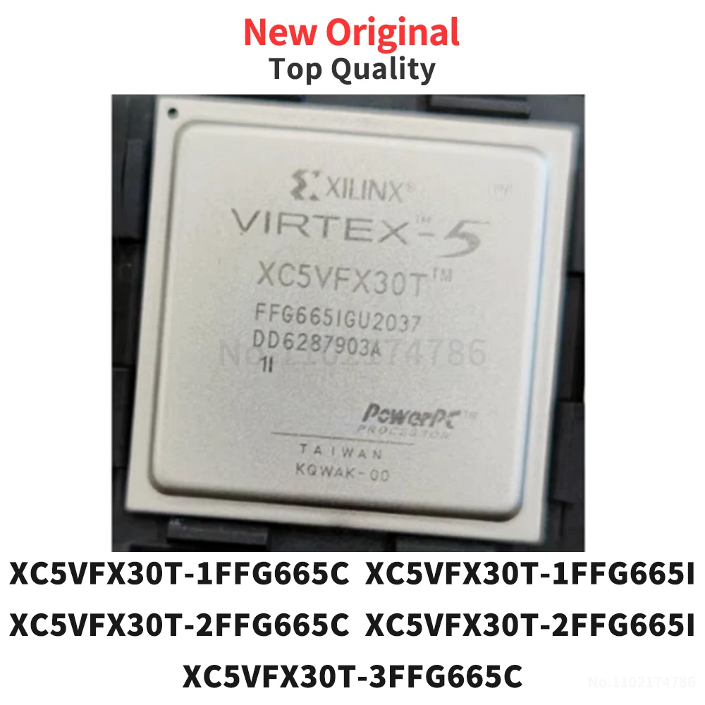 (1 Piece) XC5VFX30T-1FFG665C XC5VFX30T-1FFG665I XC5VFX30T-2FFG665C XC5VFX30T-2FFG665I XC5VFX30T-3FFG665C BGA Original
(1 Piece) XC5VFX30T-1FFG665C XC5VFX30T-1FFG665I XC5VFX30T-2FFG665C XC5VFX30T-2FFG665I XC5VFX30T-3FFG665C BGA Original
