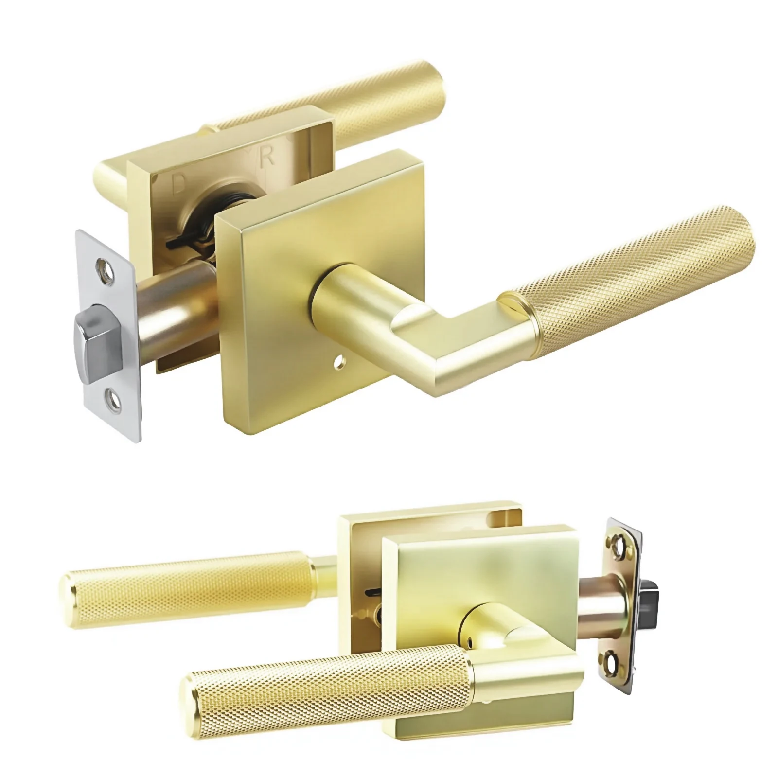 Square Entrydoor Knurled Handle with Locks Keyless Entry Door Lock for Left Right Sided for Front Entrance and Bedrooms Passage
Square Entrydoor Knurled Handle with Locks Keyless Entry Door Lock for Left Right Sided for Front Entrance and Bedrooms Passage