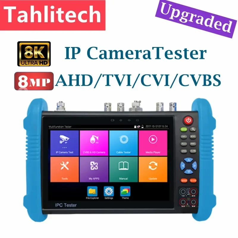 Upgrade Newest IPC9800Pro CCTV IPC Tester Supports 8K IP Camera Testing 8MP HD Analog AHD TVI SDI CVI Camera Tester VGA HDMI IN
Upgrade Newest IPC9800Pro CCTV IPC Tester Supports 8K IP Camera Testing 8MP HD Analog AHD TVI SDI CVI Camera Tester VGA HDMI IN